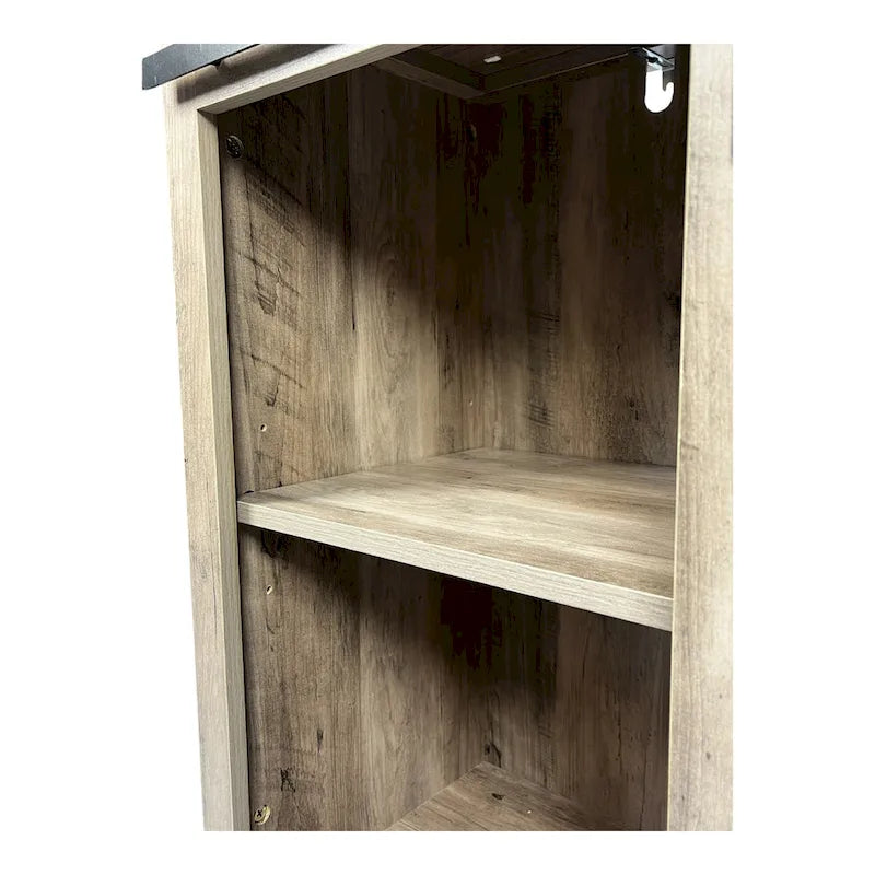 Credenza da Buffet per Sala da Pranzo, Stile Rustico, con Mobile Contenitore per Salotto, Angolo Caffè, Cucina, Facile da Montare e Pulire