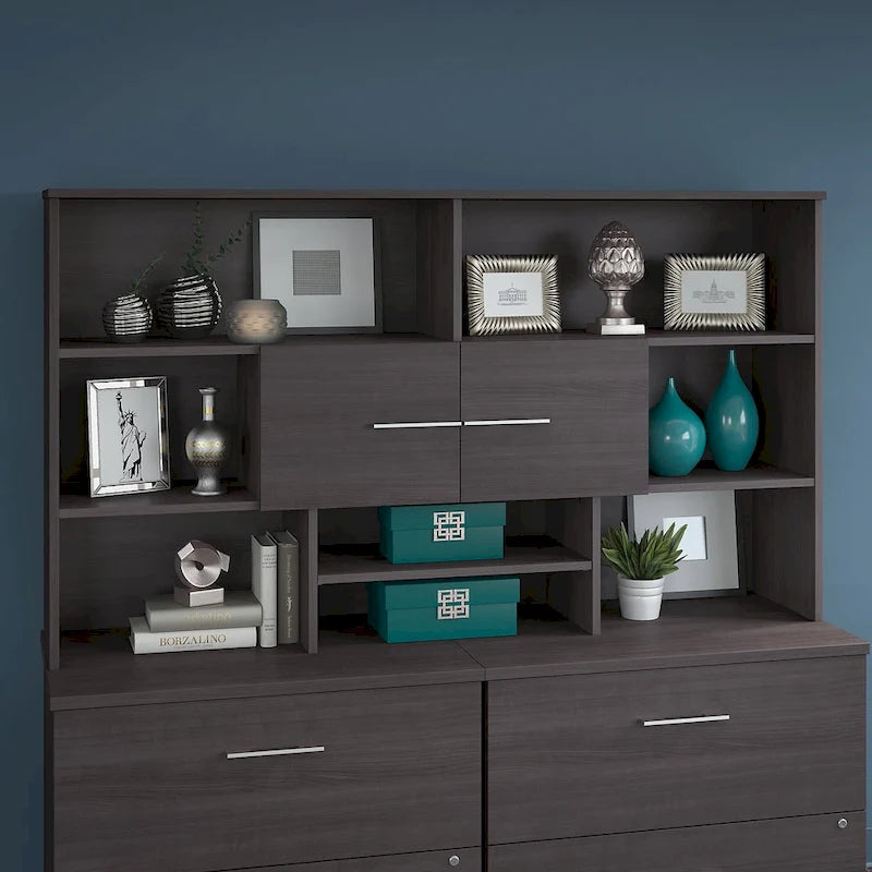 Alzata da Scrivania in Legno – Finitura Frassino / Espresso / Rovere / Noce, Per Utente Singolo