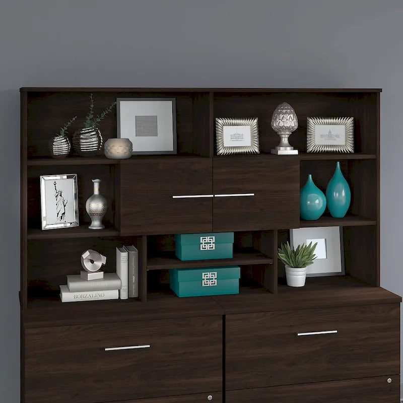 Alzata da Scrivania in Legno – Finitura Frassino / Espresso / Rovere / Noce, Per Utente Singolo