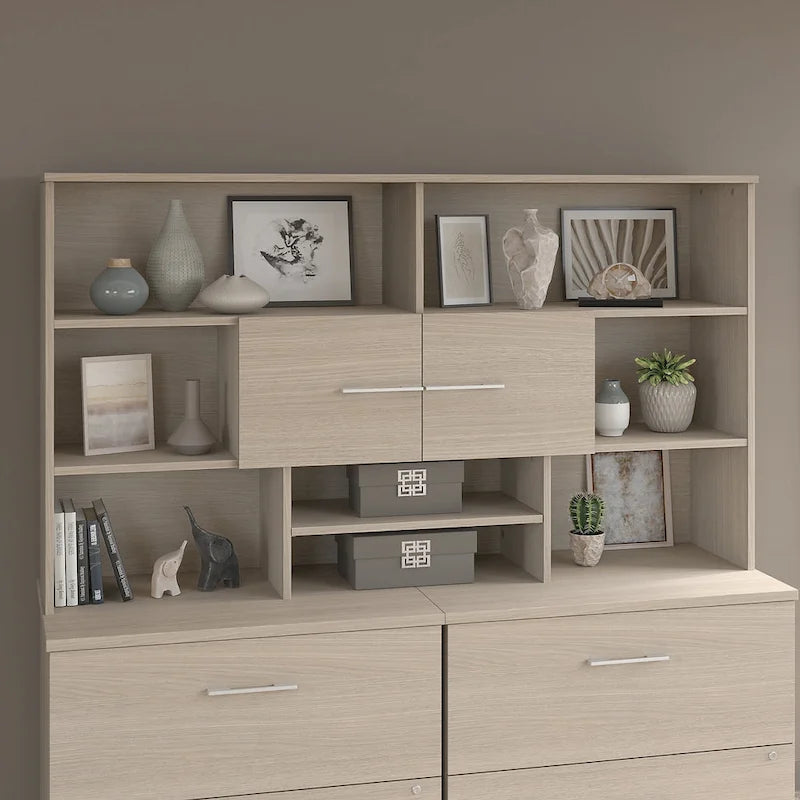 Alzata da Scrivania in Legno – Finitura Frassino / Espresso / Rovere / Noce, Per Utente Singolo