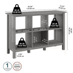 Mobile contenitore a 6 cubi Broadview di Bush Furniture