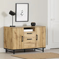 Credenza effetto legno di quercia, stile contemporaneo, Home Office per 1 persona