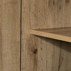 Credenza effetto legno di quercia, stile contemporaneo, Home Office per 1 persona
