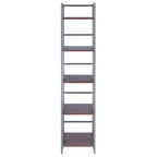 5 Tier Tall Storage Shelf - 61.5  - Graphite and Walnut