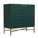 Credenza/Madia a 2 ante nera/blu/verde/bianca, montaggio in 2 persone