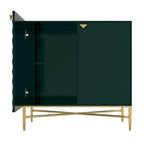 Credenza/Madia a 2 ante nera/blu/verde/bianca, montaggio in 2 persone