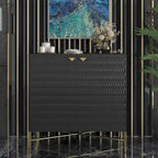Credenza/Madia a 2 ante nera/blu/verde/bianca, montaggio in 2 persone