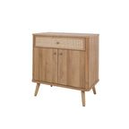 Thelma KD Rattan Mobiletto 1 Cassetto 2 Ante