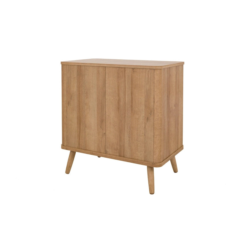 Thelma KD Rattan Mobiletto 1 Cassetto 2 Ante