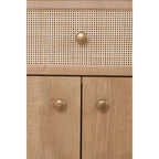 Thelma KD Rattan Mobiletto 1 Cassetto 2 Ante