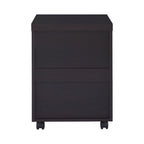 Cappuccino Classificatore mobile a 3 cassetti con rotelle, 1 persona