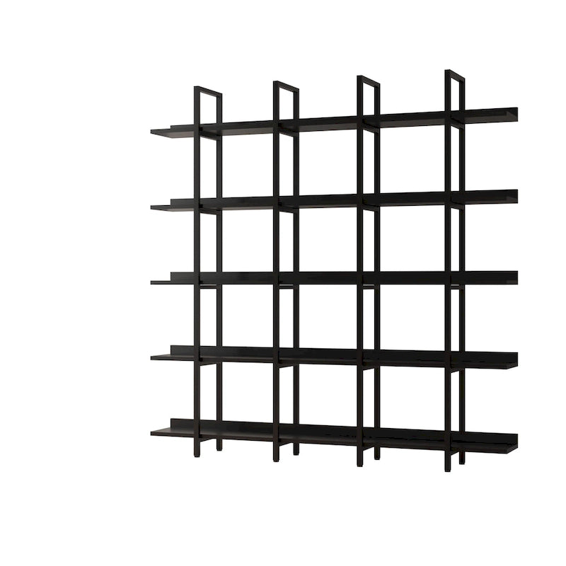 Scaffale in Stile Industriale Vintage con Struttura in Metallo