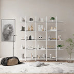 Scaffale in Stile Industriale Vintage con Struttura in Metallo