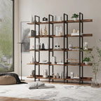 Scaffale in Stile Industriale Vintage con Struttura in Metallo