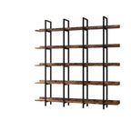 Scaffale in Stile Industriale Vintage con Struttura in Metallo