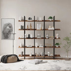 Scaffale in Stile Industriale Vintage con Struttura in Metallo
