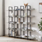 Scaffale in Stile Industriale Vintage con Struttura in Metallo