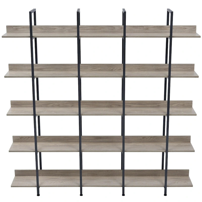 Scaffale in Stile Industriale Vintage con Struttura in Metallo
