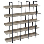 Scaffale in Stile Industriale Vintage con Struttura in Metallo