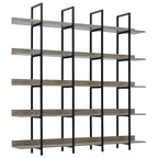 Scaffale in Stile Industriale Vintage con Struttura in Metallo