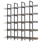 Scaffale in Stile Industriale Vintage con Struttura in Metallo