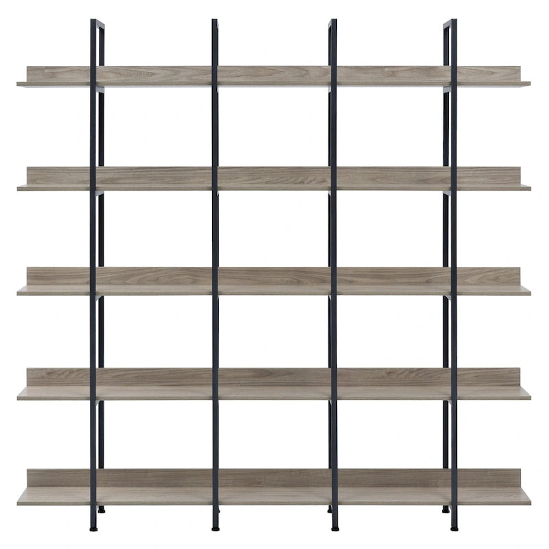 Scaffale in Stile Industriale Vintage con Struttura in Metallo