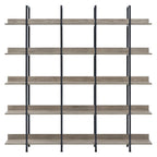 Scaffale in Stile Industriale Vintage con Struttura in Metallo