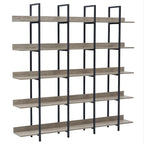 Scaffale in Stile Industriale Vintage con Struttura in Metallo
