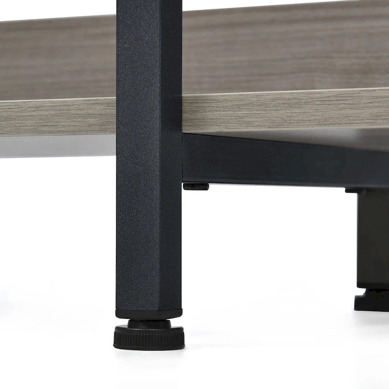 Scaffale in Stile Industriale Vintage con Struttura in Metallo