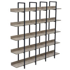 Scaffale in Stile Industriale Vintage con Struttura in Metallo