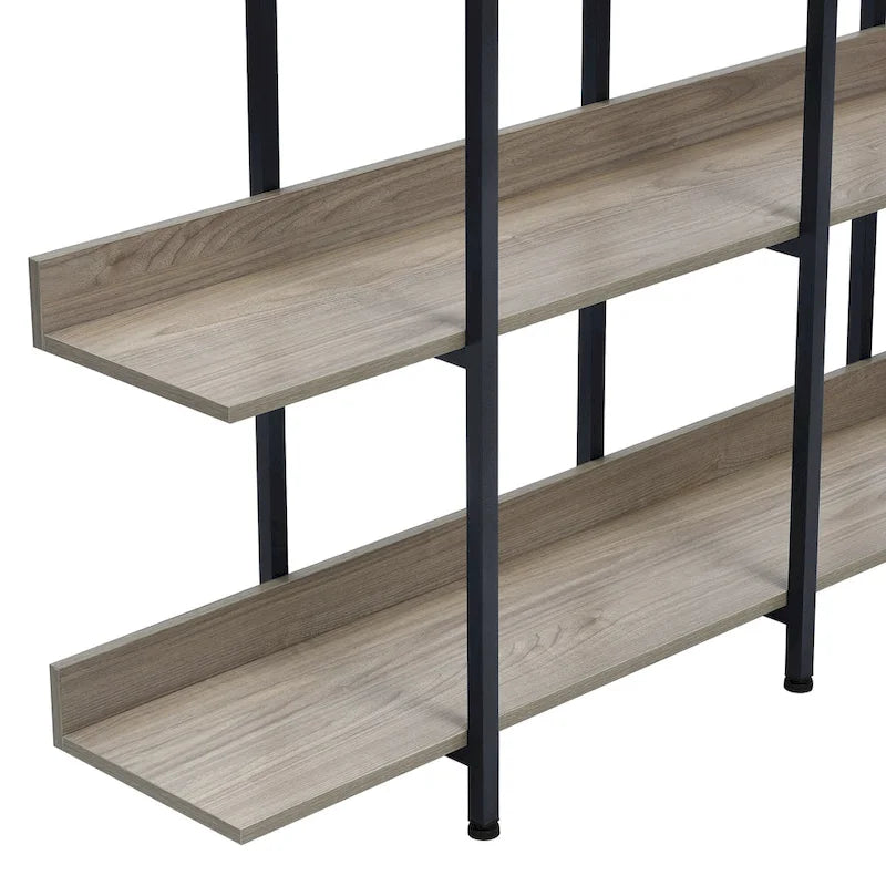 Scaffale in Stile Industriale Vintage con Struttura in Metallo