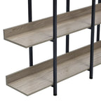 Scaffale in Stile Industriale Vintage con Struttura in Metallo