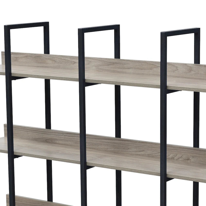 Scaffale in Stile Industriale Vintage con Struttura in Metallo