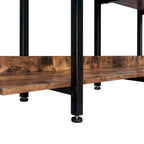 Scaffale in Stile Industriale Vintage con Struttura in Metallo