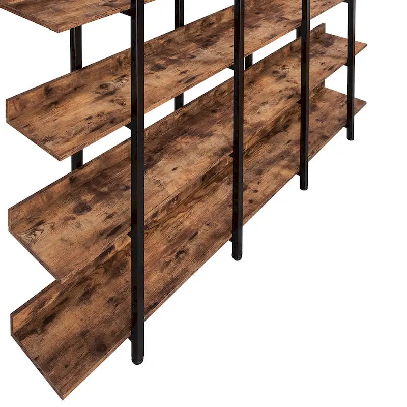 Scaffale in Stile Industriale Vintage con Struttura in Metallo