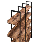 Scaffale in Stile Industriale Vintage con Struttura in Metallo