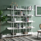 Scaffale in Stile Industriale Vintage con Struttura in Metallo