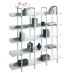 Scaffale in Stile Industriale Vintage con Struttura in Metallo
