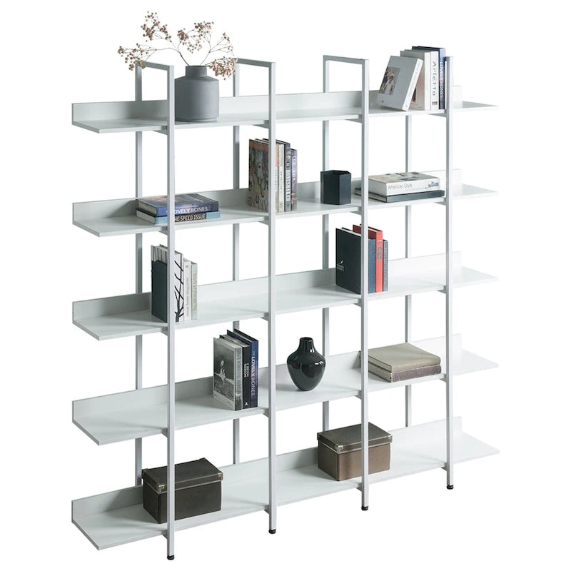 Scaffale in Stile Industriale Vintage con Struttura in Metallo