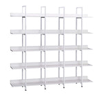 Scaffale in Stile Industriale Vintage con Struttura in Metallo