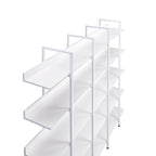 Scaffale in Stile Industriale Vintage con Struttura in Metallo