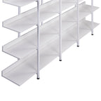 Scaffale in Stile Industriale Vintage con Struttura in Metallo