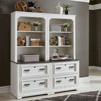 Mobiletto a 2 ante con motivo a raggiera, finitura in legno marrone, montaggio da 1 persona, L42×P80×A98 cm