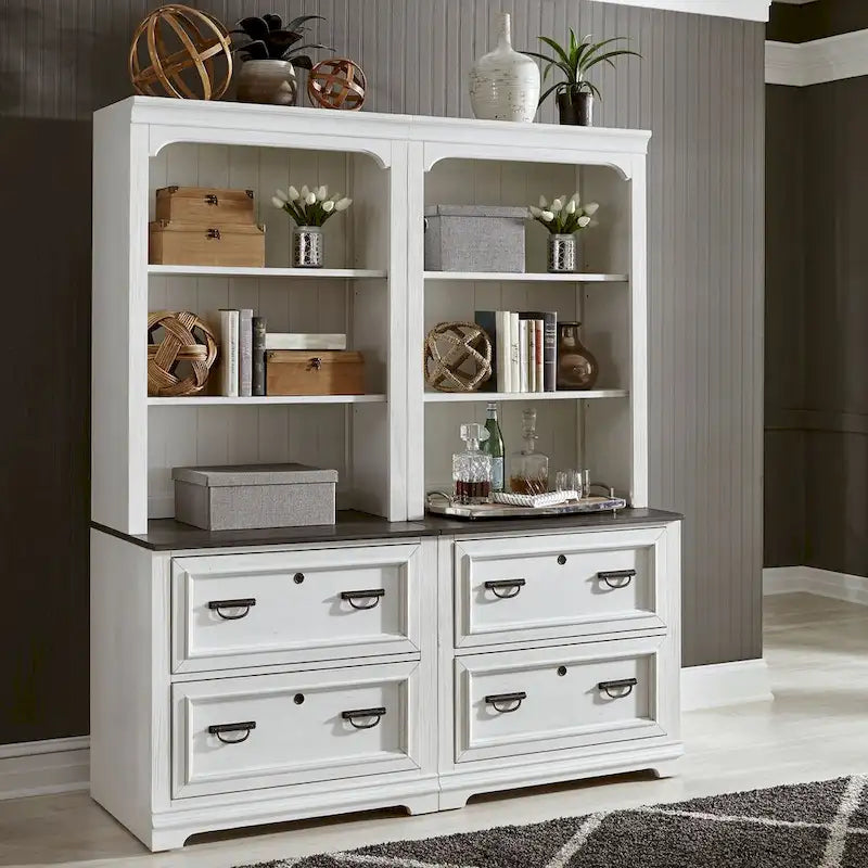 Mobiletto a 2 ante con motivo a raggiera, finitura in legno marrone, montaggio da 1 persona, L42×P80×A98 cm