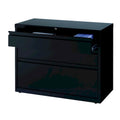 Hirsh Commercial 36  Wide 3-drawer Lateral Storage File Cabinet, Black