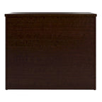 Cassettiera Classificatore Laterale a 2 Cassetti, Mocha Cherry / Bianco Puro, 1 Persona