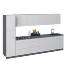 Kitchen Elegant Collection White Gloss Color Base Size 11Ft Wide - 135x24