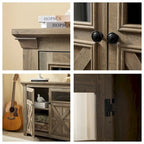 38 Vetrina grande/credenza a 2 ante in stile rustico - N/D