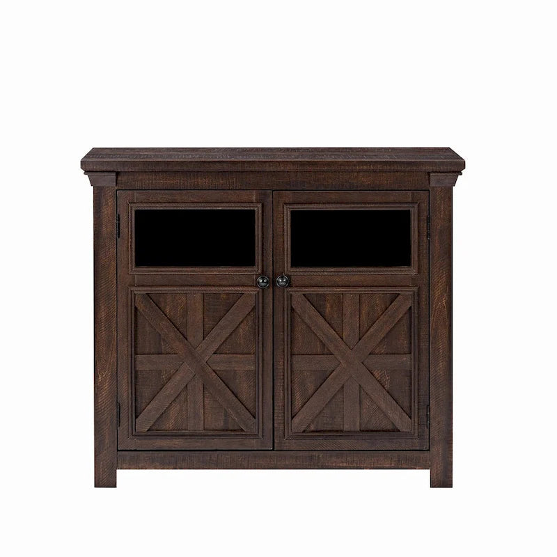 38 Vetrina grande/credenza a 2 ante in stile rustico - N/D