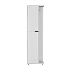 Armadio contenitore bianco a 1 anta, alto 178 cm, con 4 ripiani